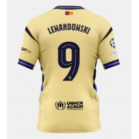 Barcelona Robert Lewandowski #9 Fotballklær Bortedrakt 2025-26 Kortermet